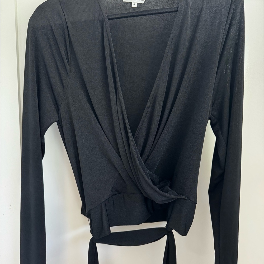 Good  American slinky Wrap-Front Women’s Top